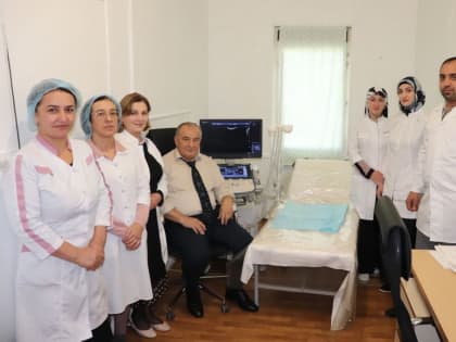 В Докузпаринскую ЦРБ поступил новый УЗИ-аппарат экспертного класса