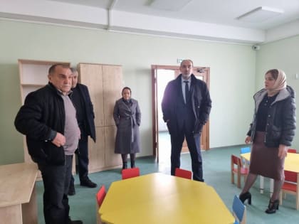 Яхья Бучаев в Кайтагском районе посетил детский сад «Радуга»