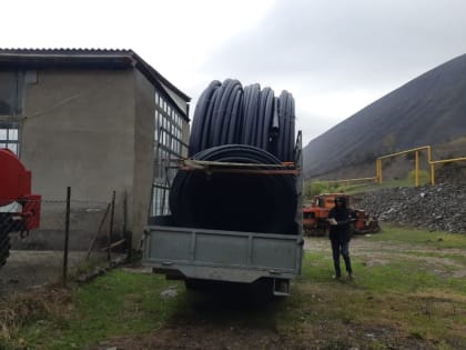 Для обновления водопровода села Усухчай закуплены трубы