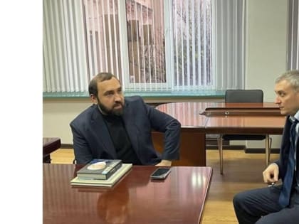 Султан Хамзаев встретился с руководителем Агентства информации и печати РД Абдуразаком Джамалутдиновым