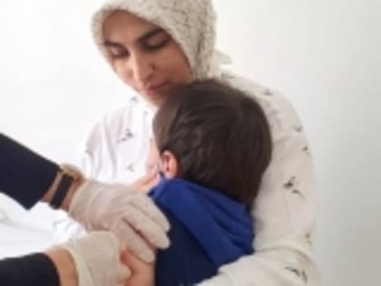 В Гумбете активно прививают детей против кори