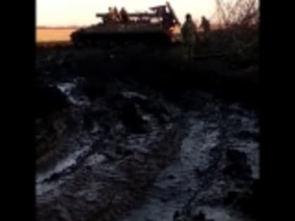 Гумбетовцы бьют по врагам России из миномёта «Тюльпан»