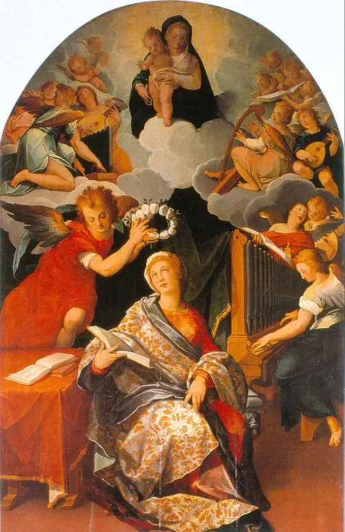 Hl. Cäcilia von Rom, römische Jungfrau, Märtyrerin und Schutzpatronin (anglikanisch, evangelisch, katholisch, orthodox)