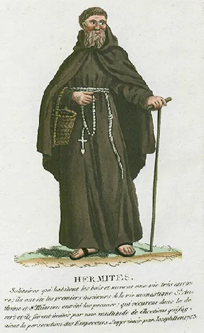Pierre l'Hésychaste (Ve siècle), Ermite