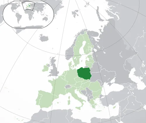 Pologne (Union européenne), comme ci-dessus, donc