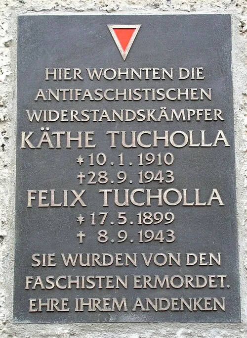 1910: Käthe Tucholla, deutsche Widerstandskämpferin gegen den Nationalsozialismus