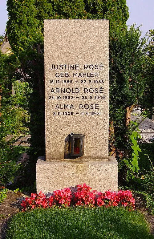 1906年 - アルマ・ロゼ、ヴァイオリニスト(+ 1944年)