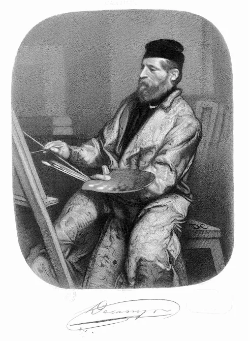 1803年 - アレクサンドル＝ガブリエル・ドゥカン、画家（+ 1860年）