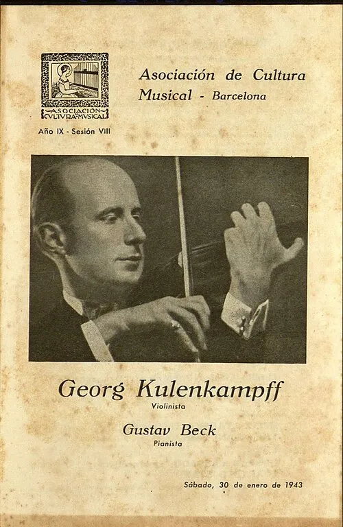 1898年 - ゲオルク・クーレンカンプ、ヴァイオリニスト(+ 1948年)