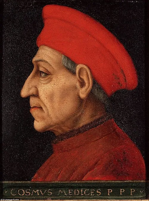 1464年 - コジモ・デ・メディチ、銀行家（* 1389年）