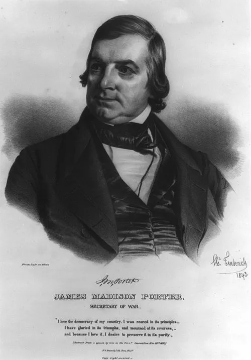 1862年 - ジェイムズ・マディソン・ポーター、第18代アメリカ合衆国陸軍長官(* 1793年)