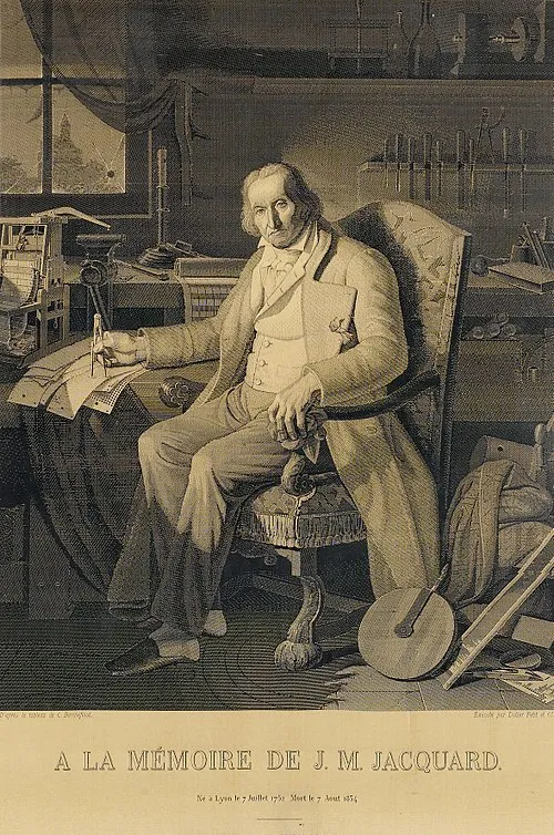 1834年 - ジョゼフ・マリー・ジャカール、発明家(* 1752年)