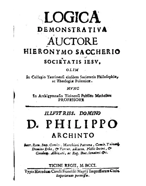 1733年 - ジョヴァンニ・ジェローラモ・サッケーリ、数学者(* 1667年)