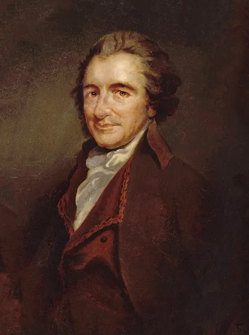 1737年 - トマス・ペイン、社会哲学・政治哲学者(+ 1809年)