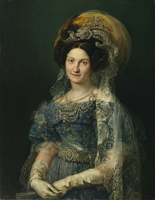 1806年 - マリア・クリスティーナ・デ・ボルボン、スペイン王妃(+ 1878年)