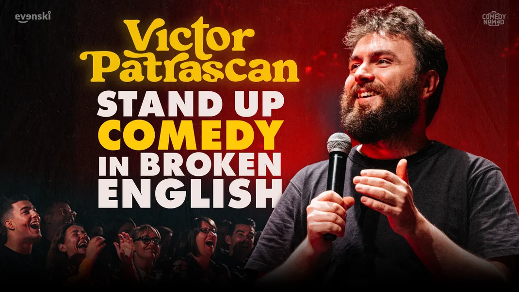 Stand up Comedy in broken English with Victor Patrascan in Vilnius