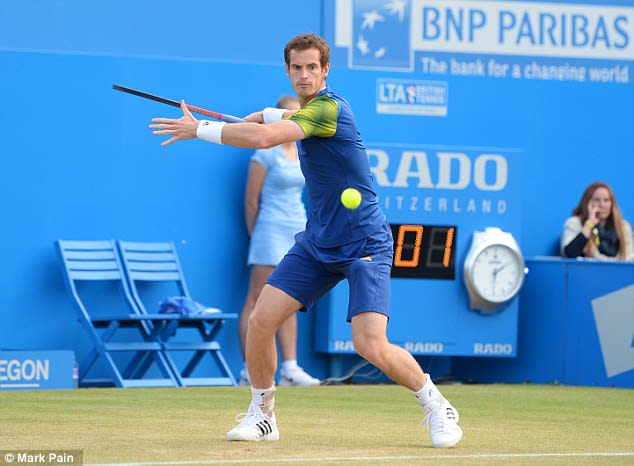 Andy Murray forehand preparation