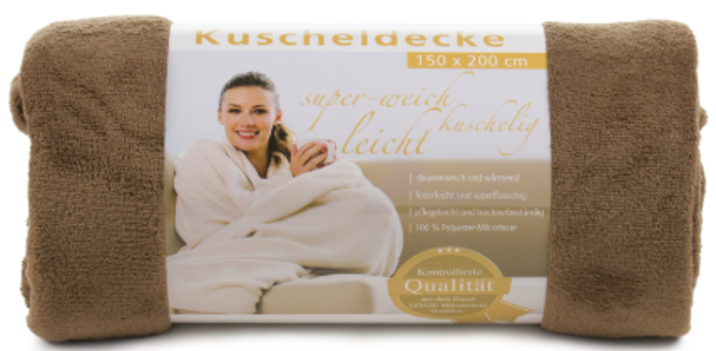 Kuscheldecken Light 150x200 taupe