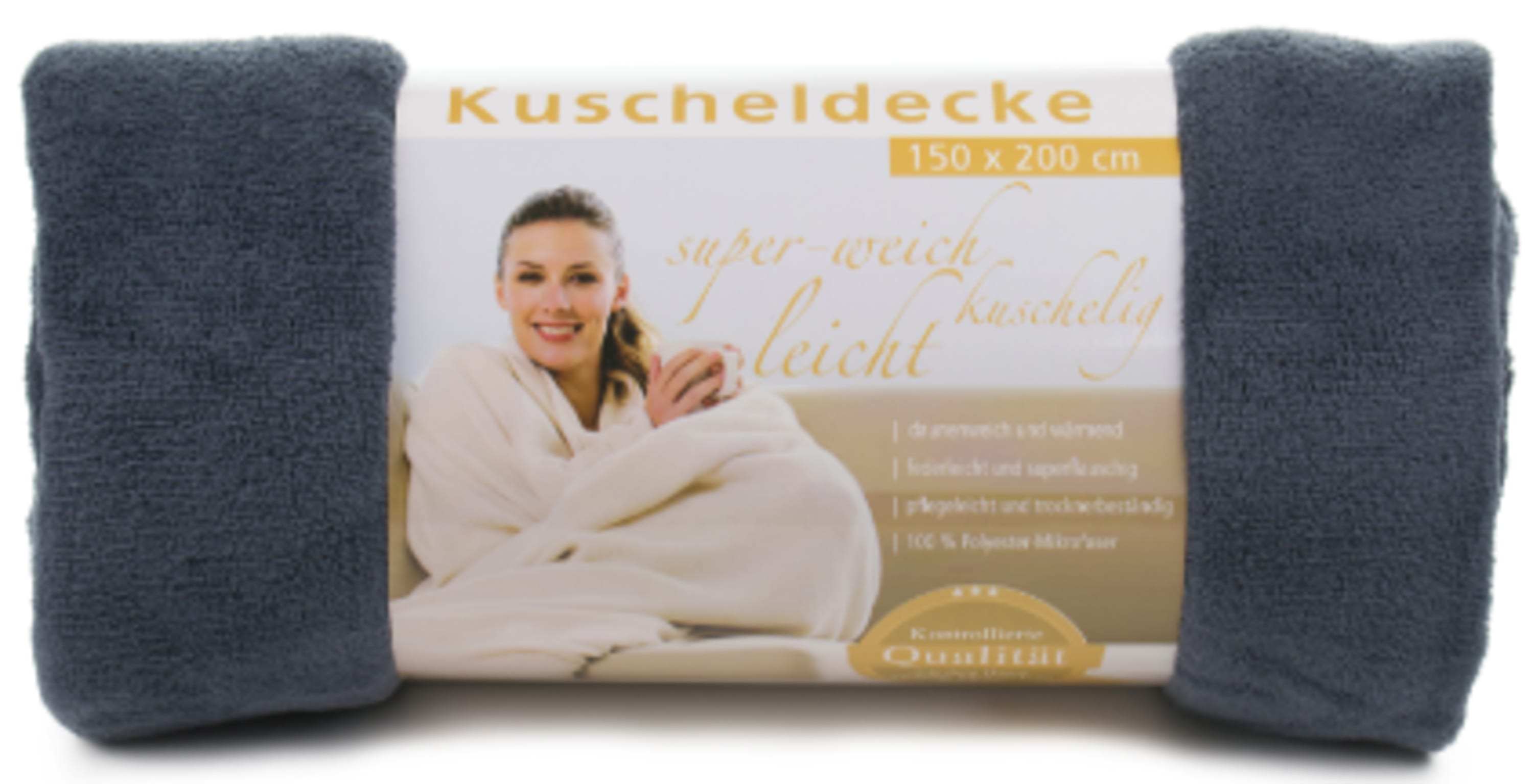 Kuscheldecken Light 150x200 anthrazit