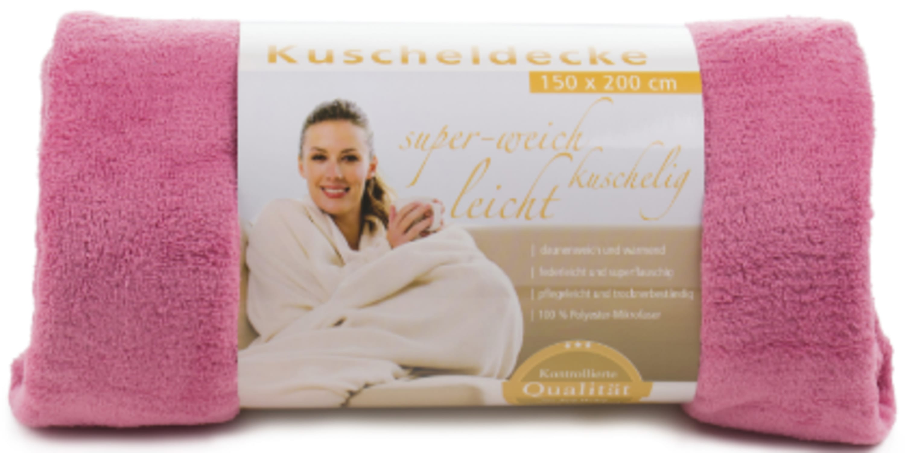 Kuscheldecken Light 150x200 altrosa