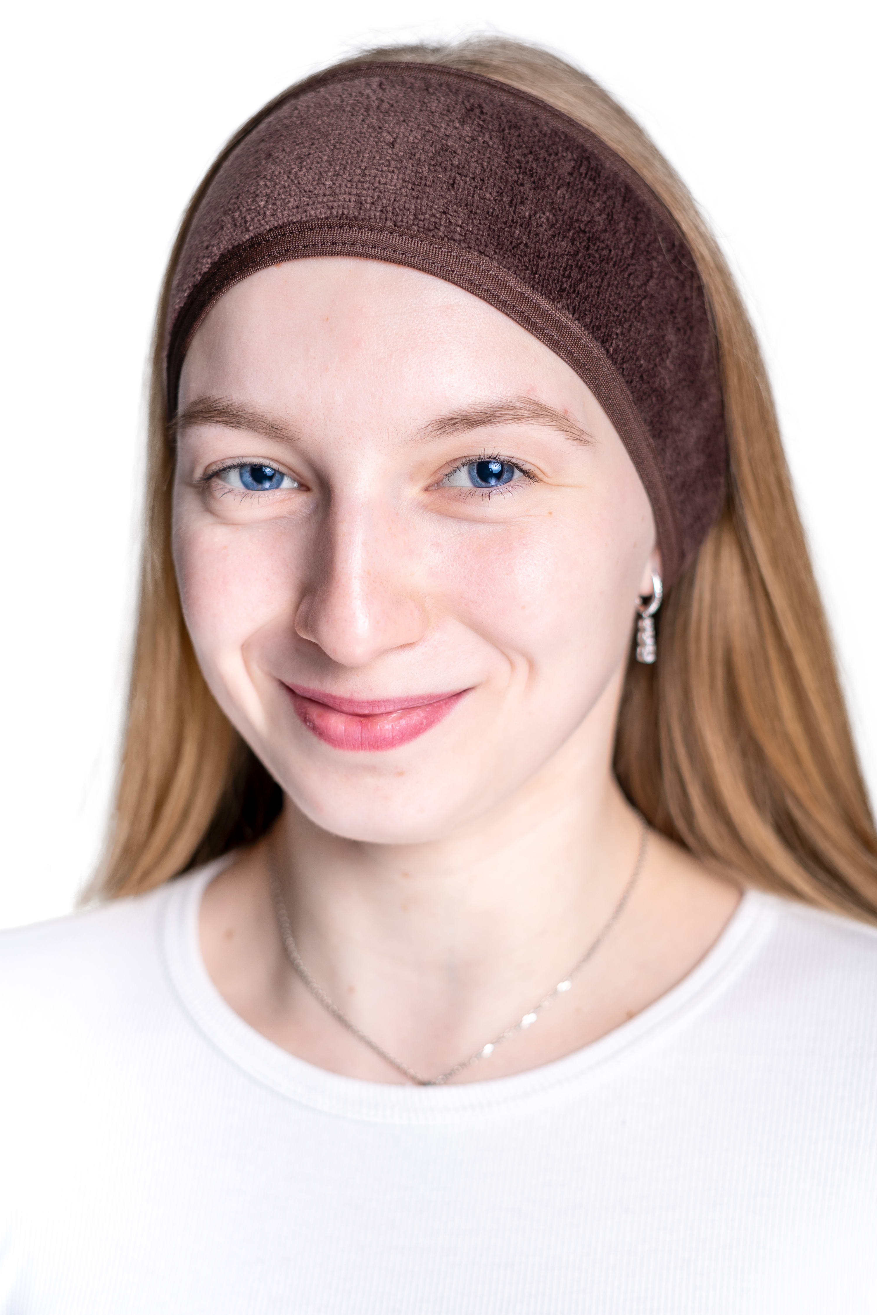 Cosmetic Headband 7x73 brown