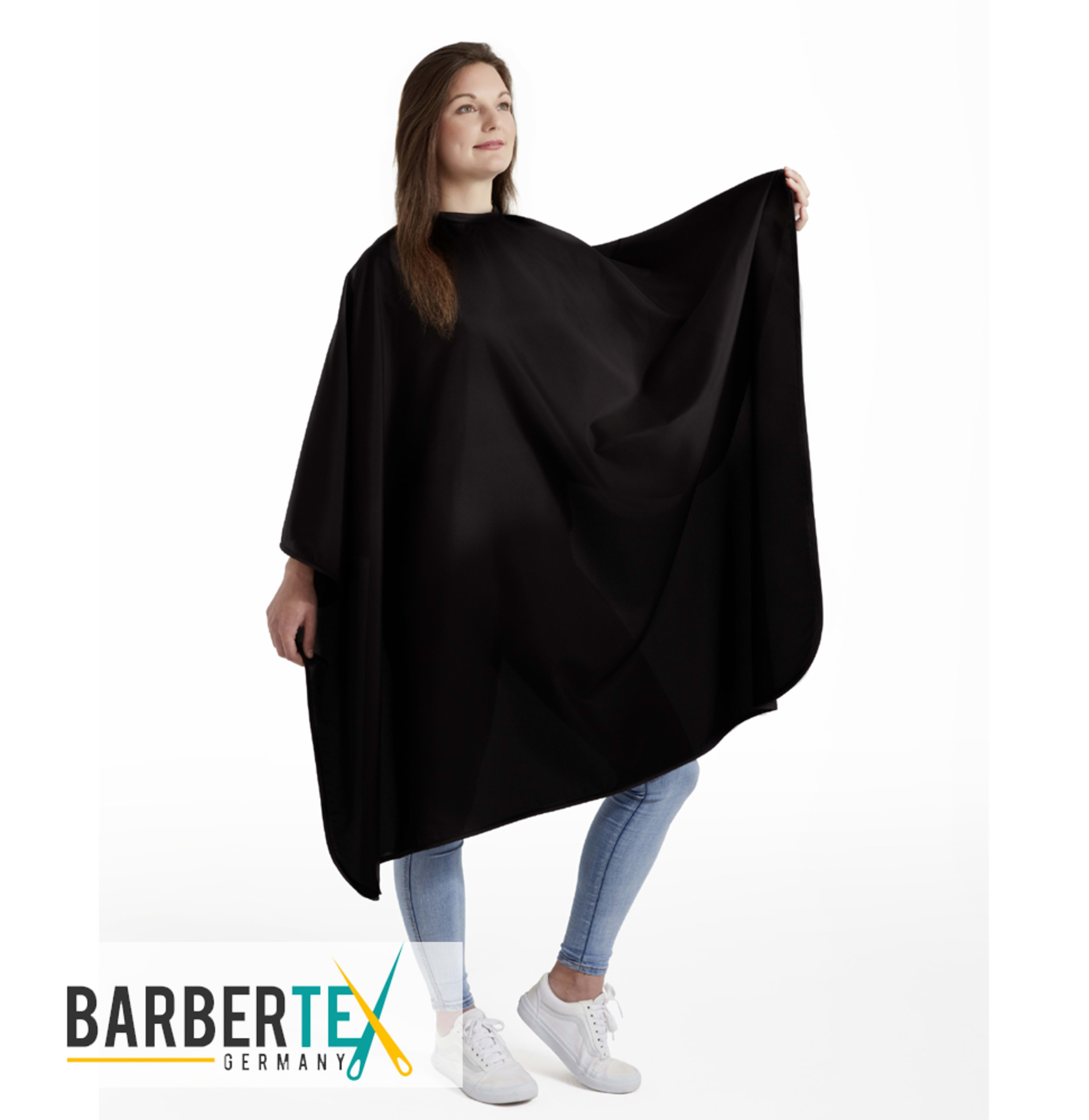 Cape de coiffure Prestige 137x150 noire
