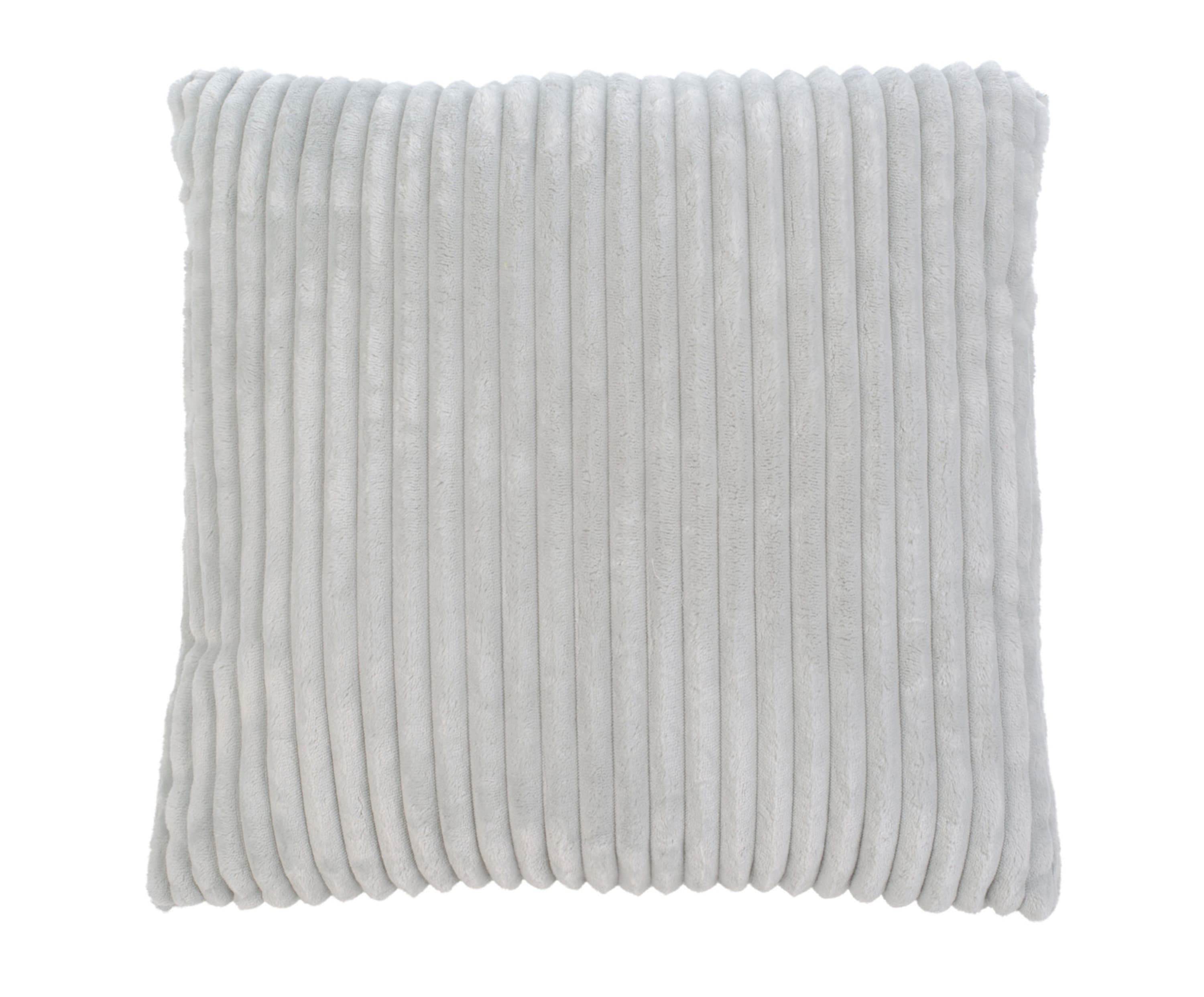 Coussin (rempli) Cord Optik 50x50 argent