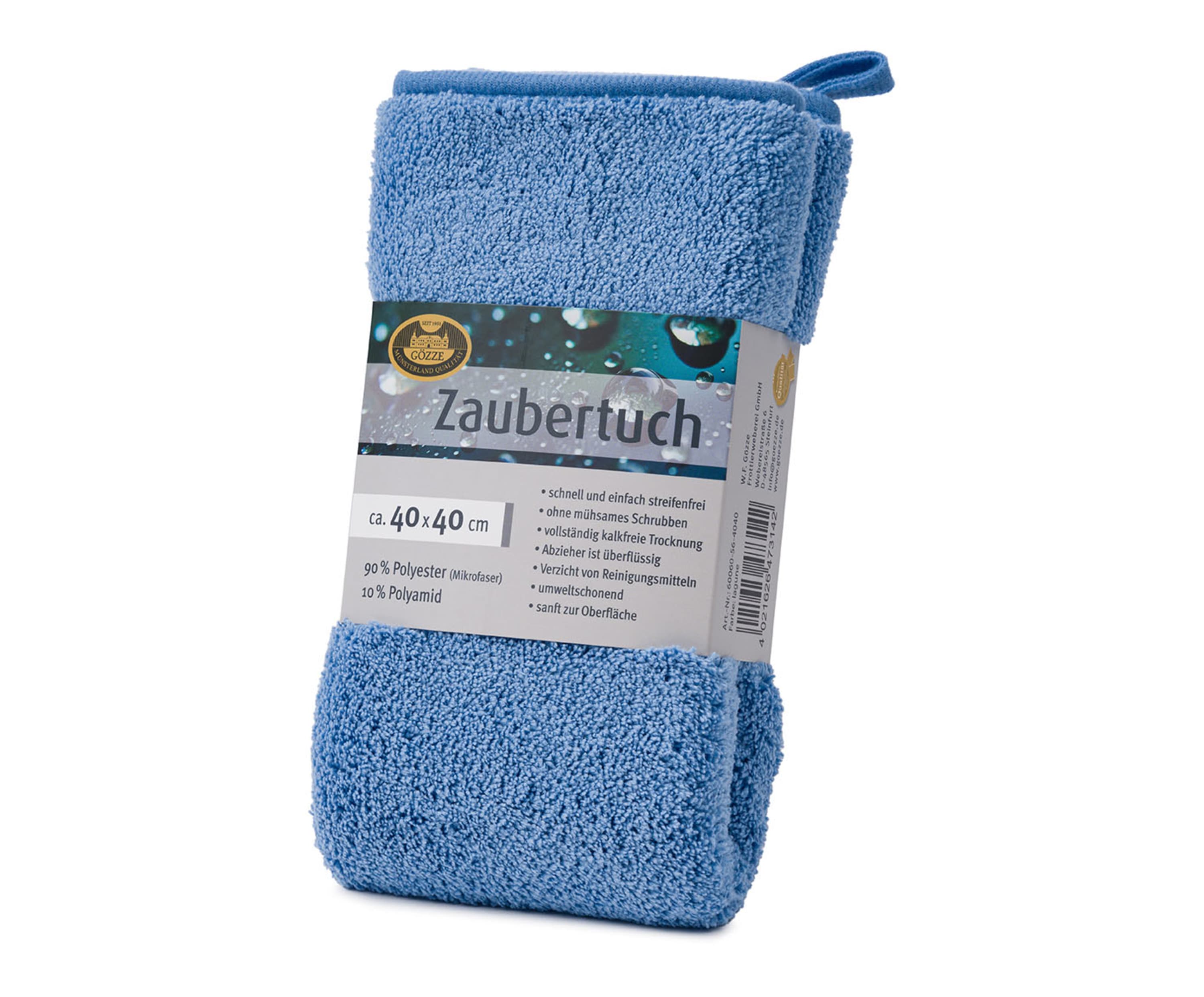 Poliertuch 40x40 hellblau