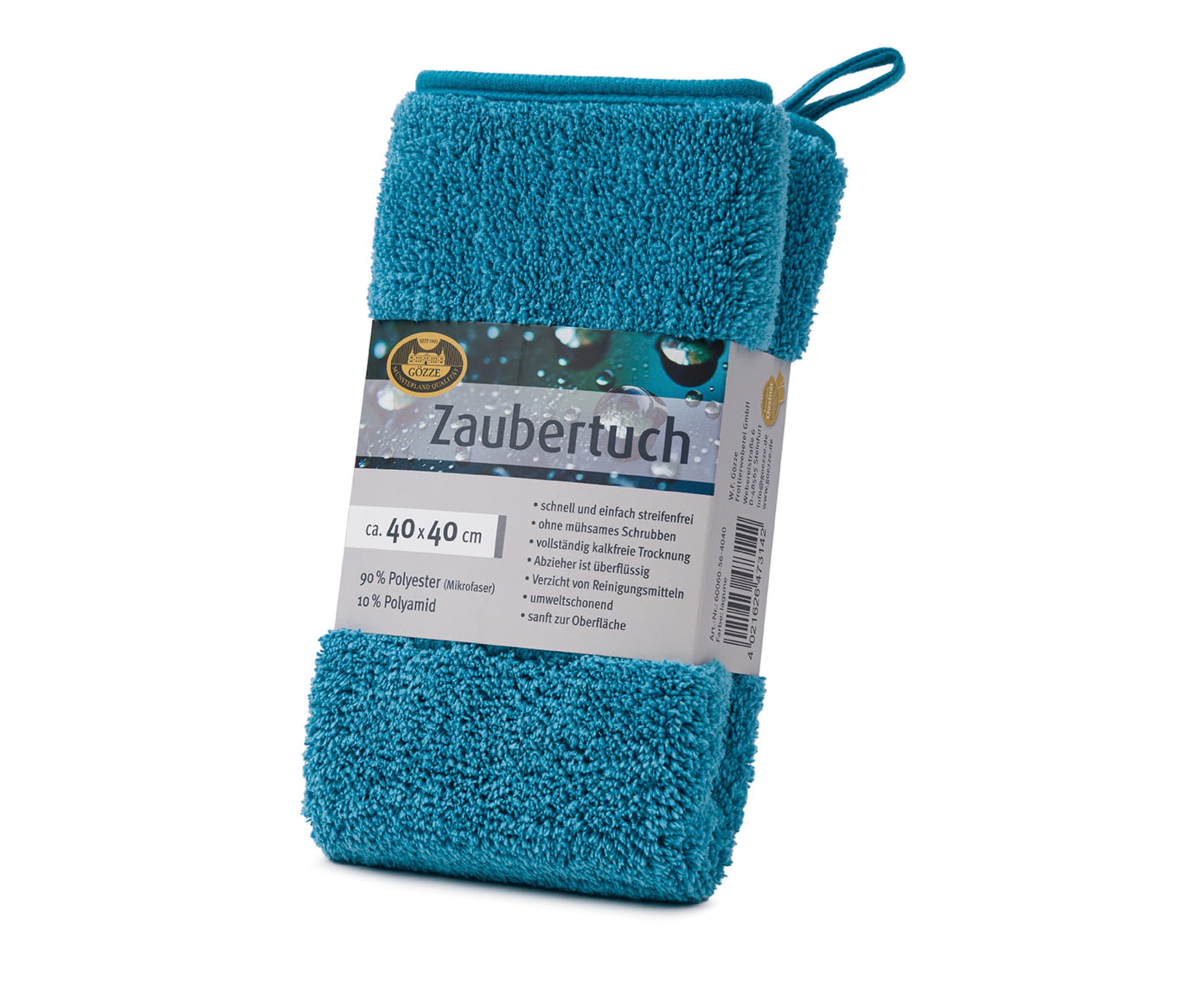 Poliertuch 40x40 lagune