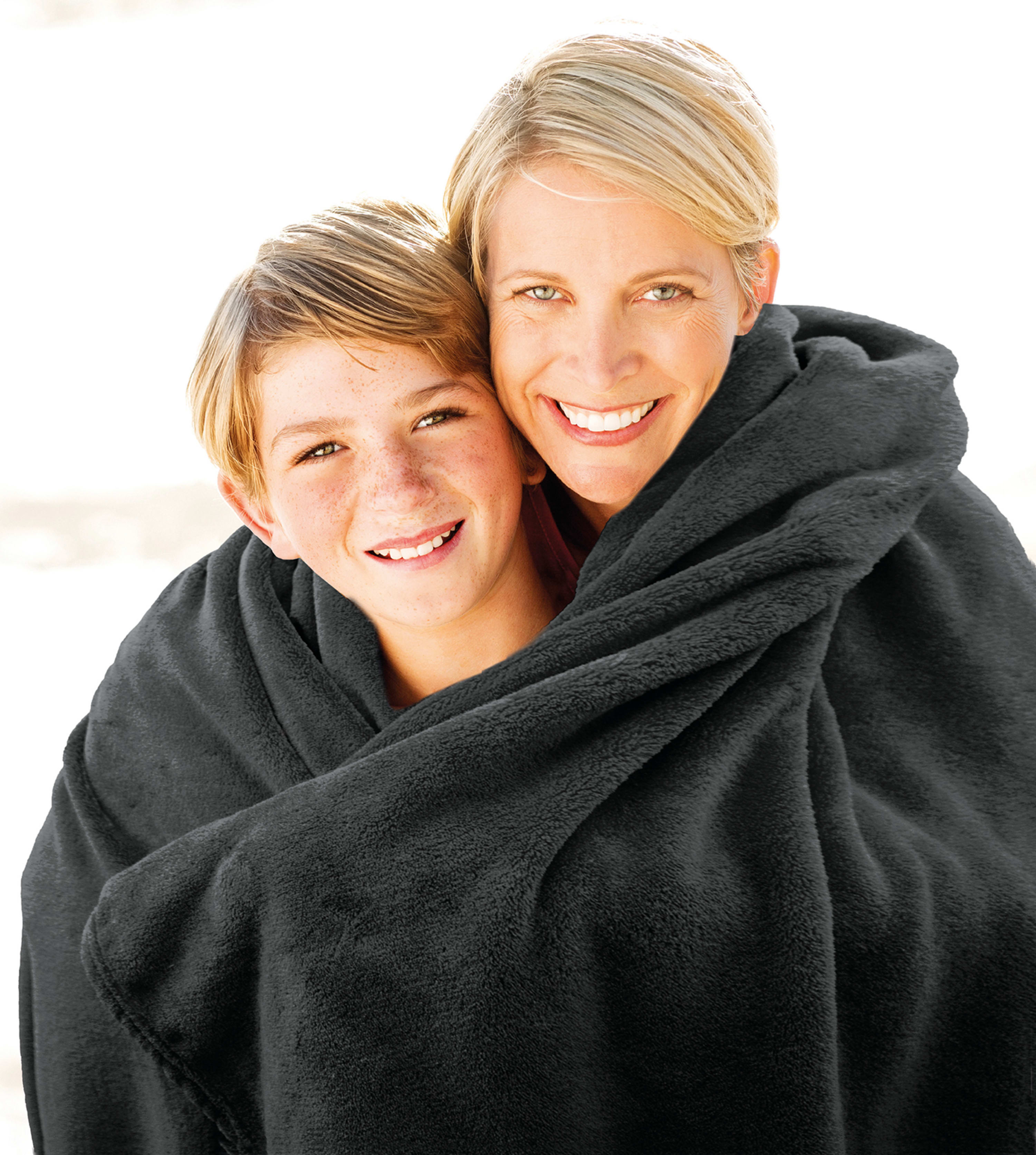 Kuscheldecken Premium schwarz