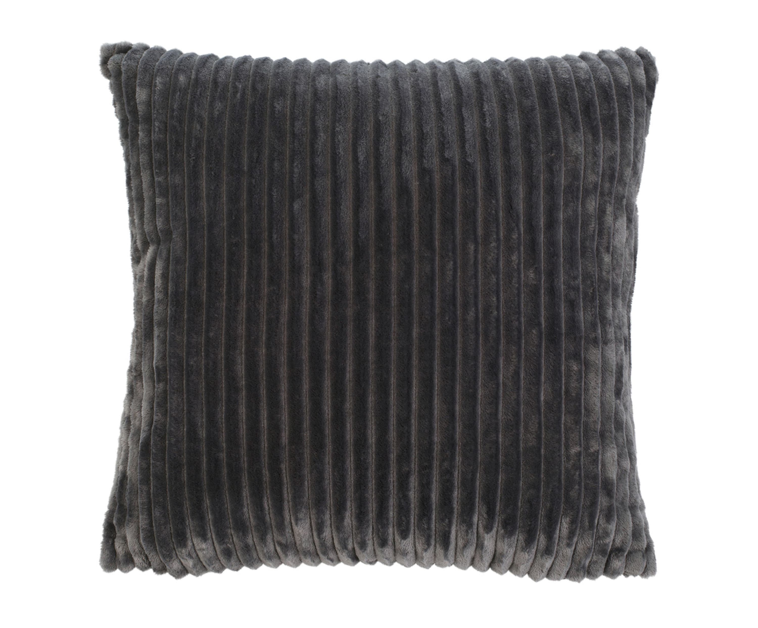 Kissen (gefüllt) Cord Optik 50x50 anthrazit