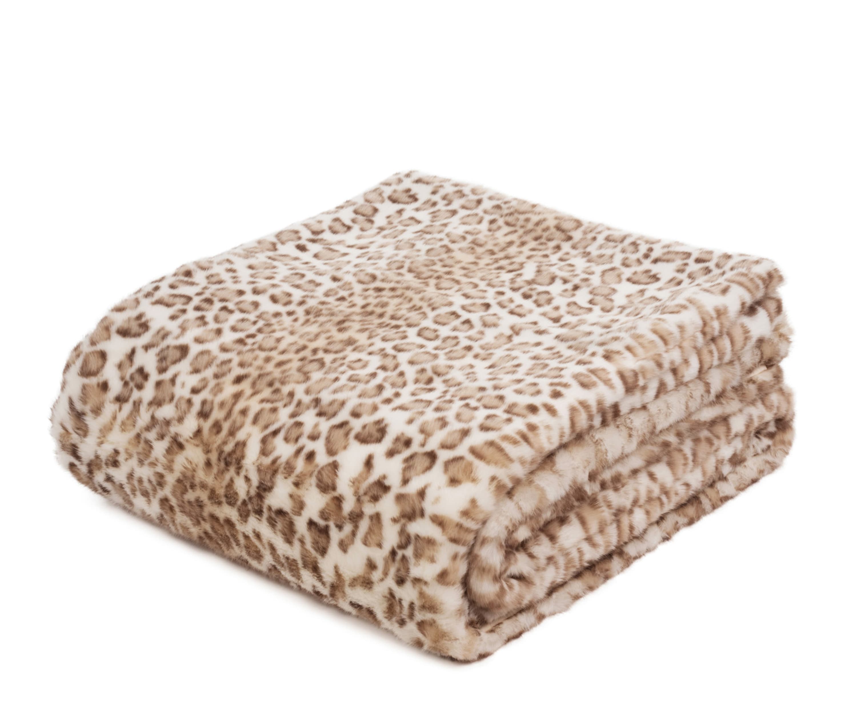 Kuscheldecke Felloptik Premium Luxury 150x200 Sibirischer Schneeleopard Kuscheldecke Felloptik Premium Luxury 150x200 Sibirischer Schneeleopard