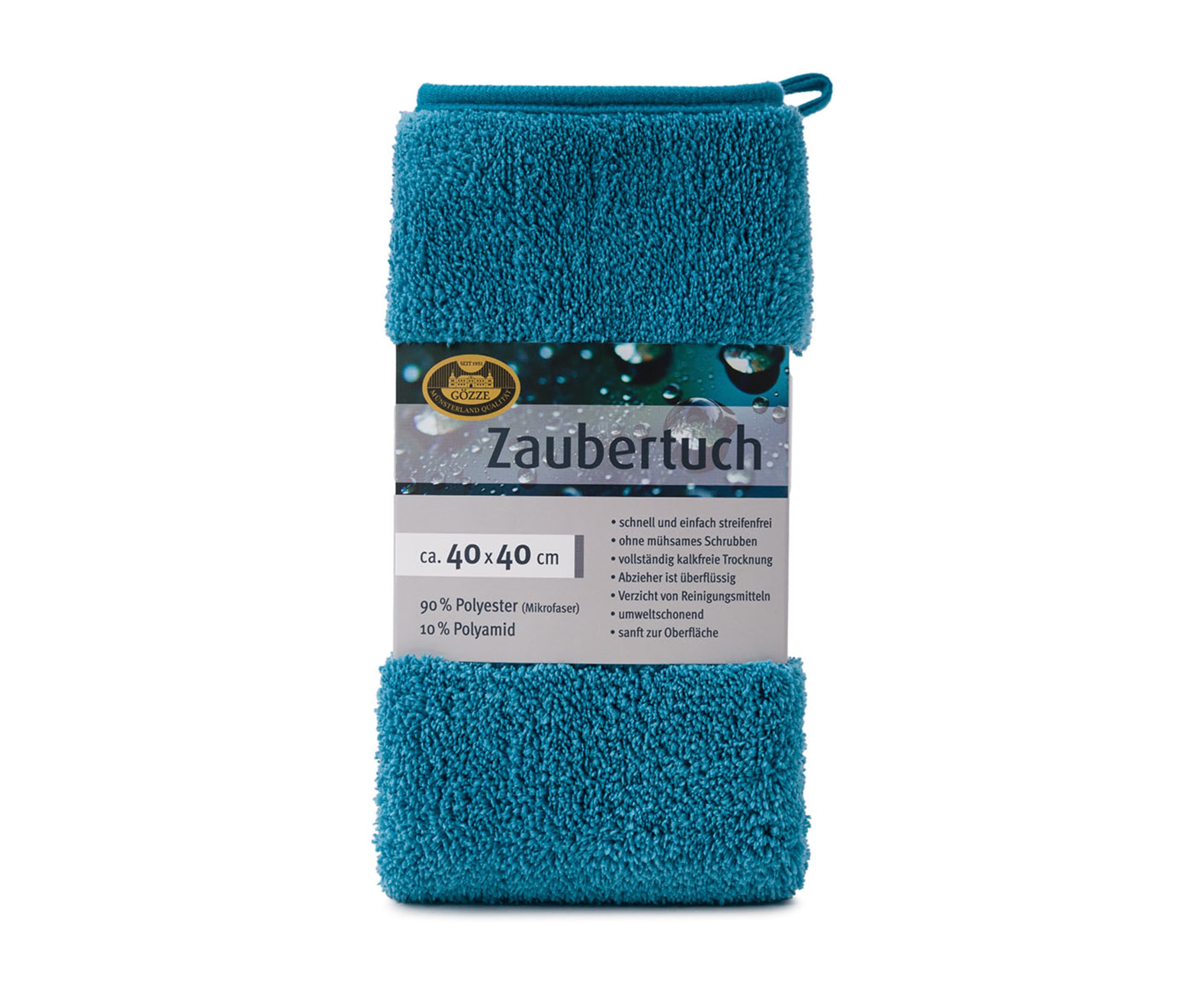 Poliertuch 40x40 lagune
