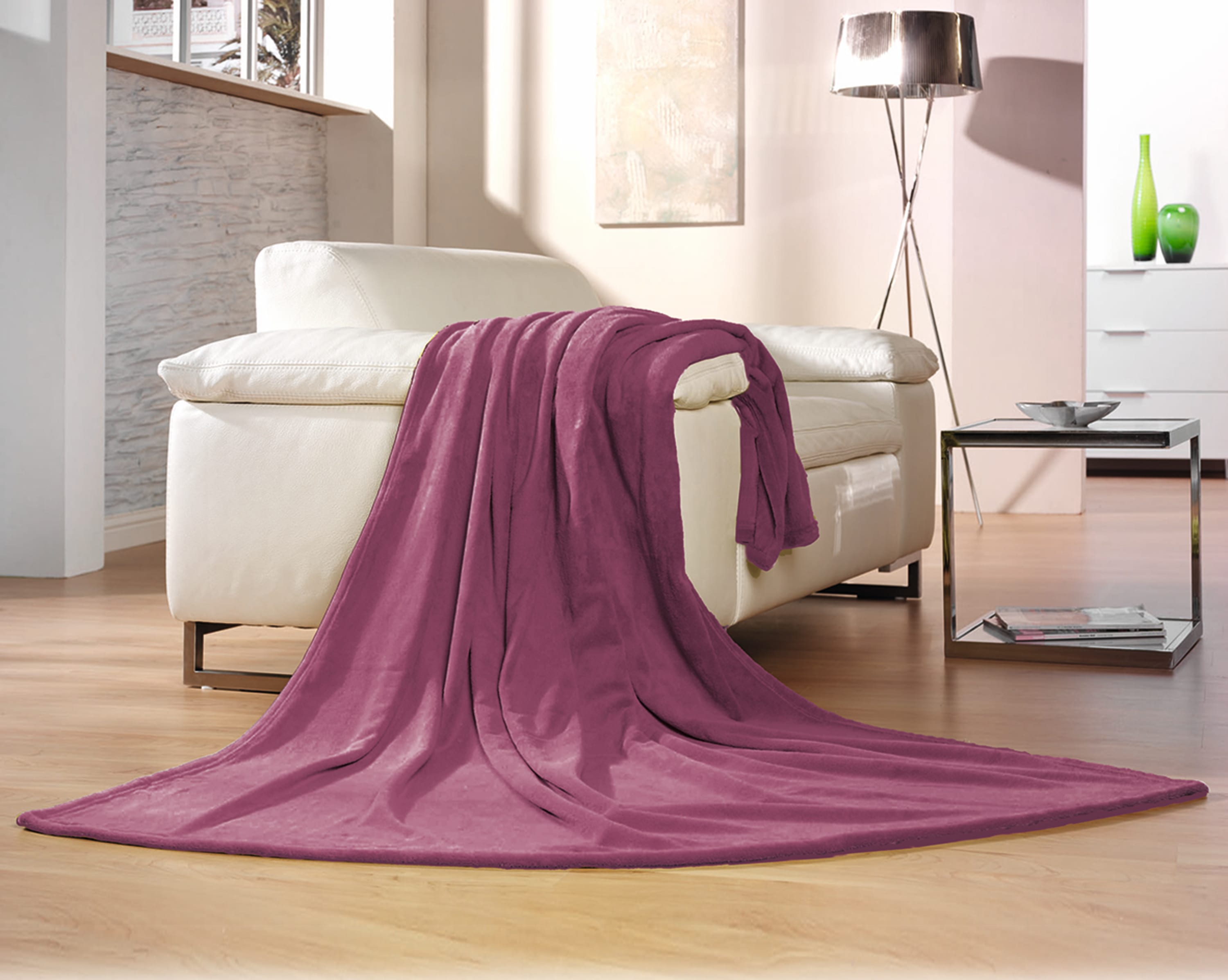 Kuscheldecken Premium beere