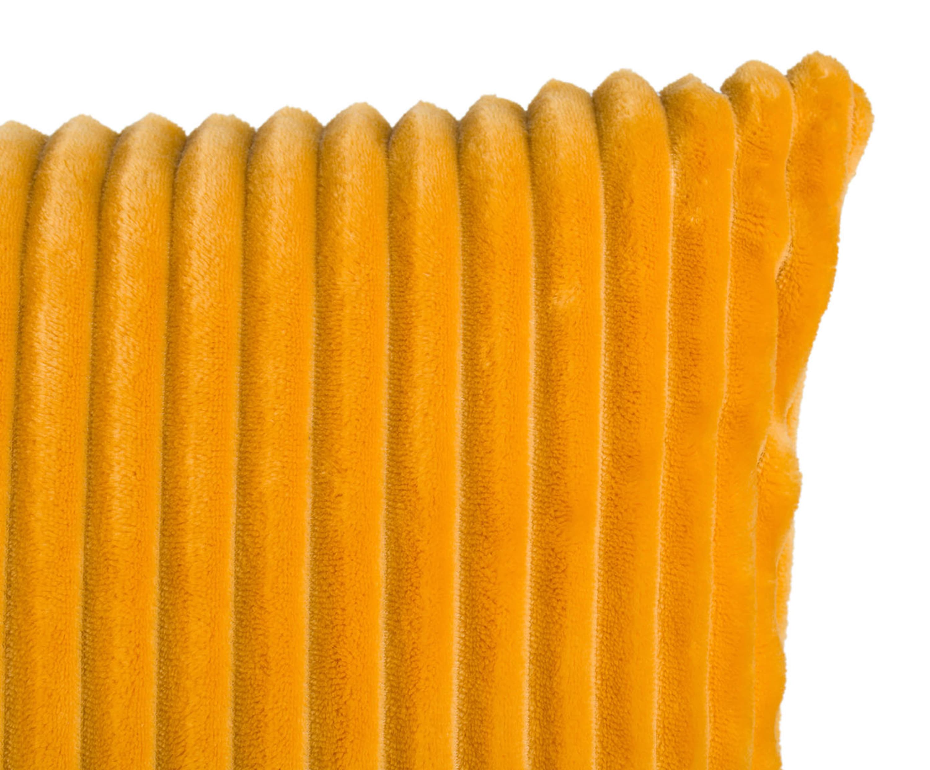 Pillows (stuffed) Cord Optik 50x50 mustard