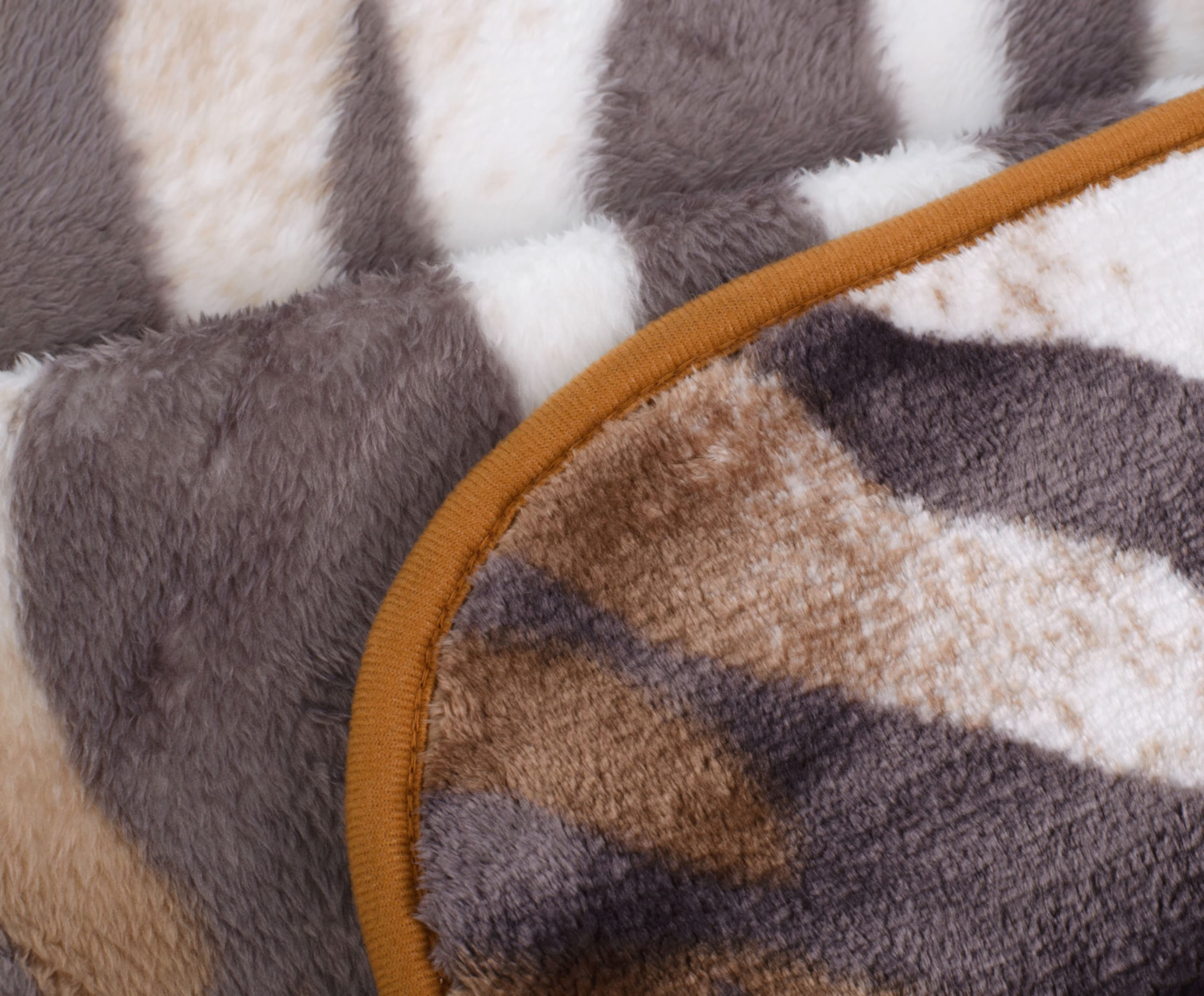 Blanket Cashmere Feeling 150x200 Royal Bengal Tiger brown