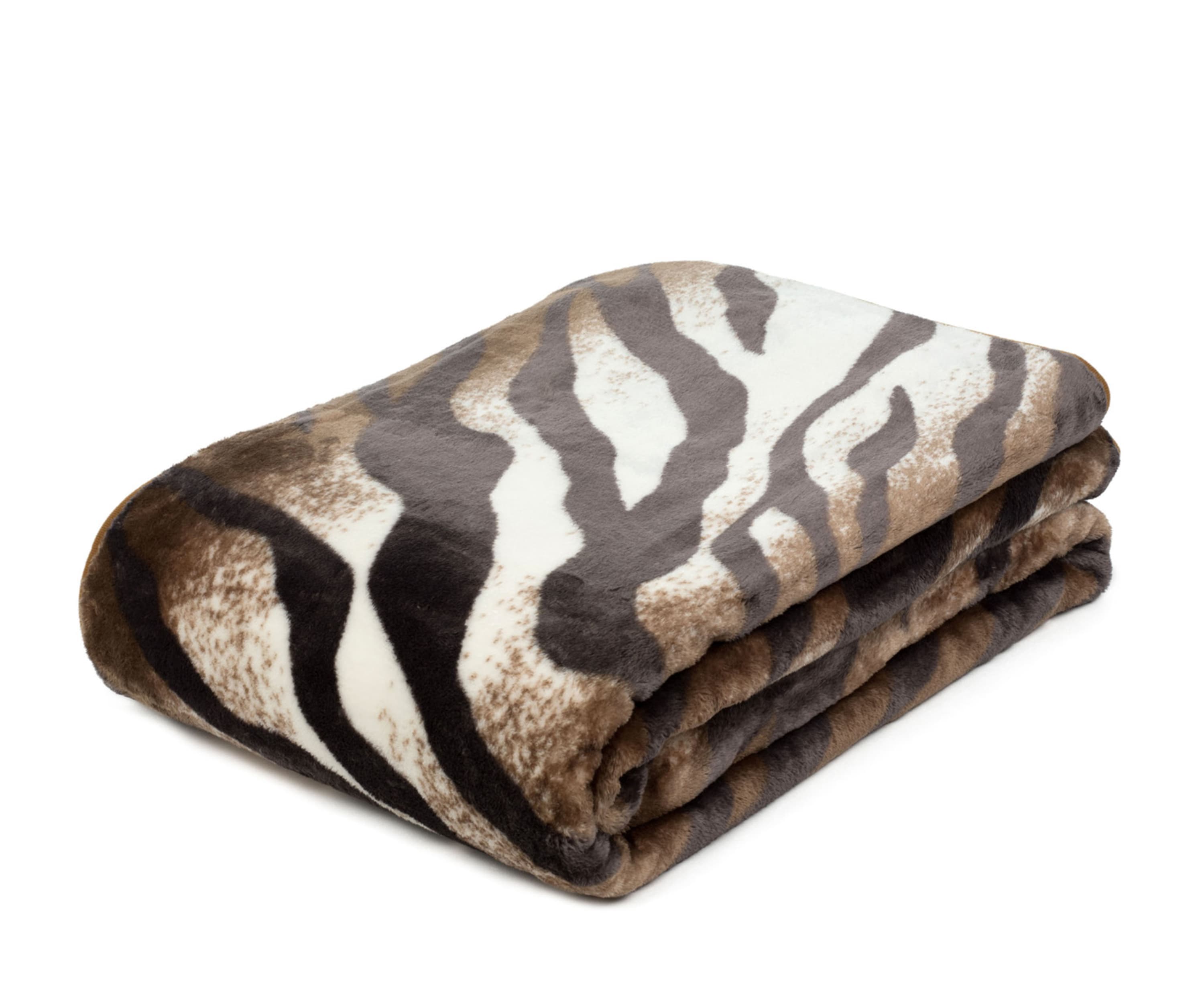 Blanket Cashmere Feeling 150x200 Royal Bengal Tiger brown
