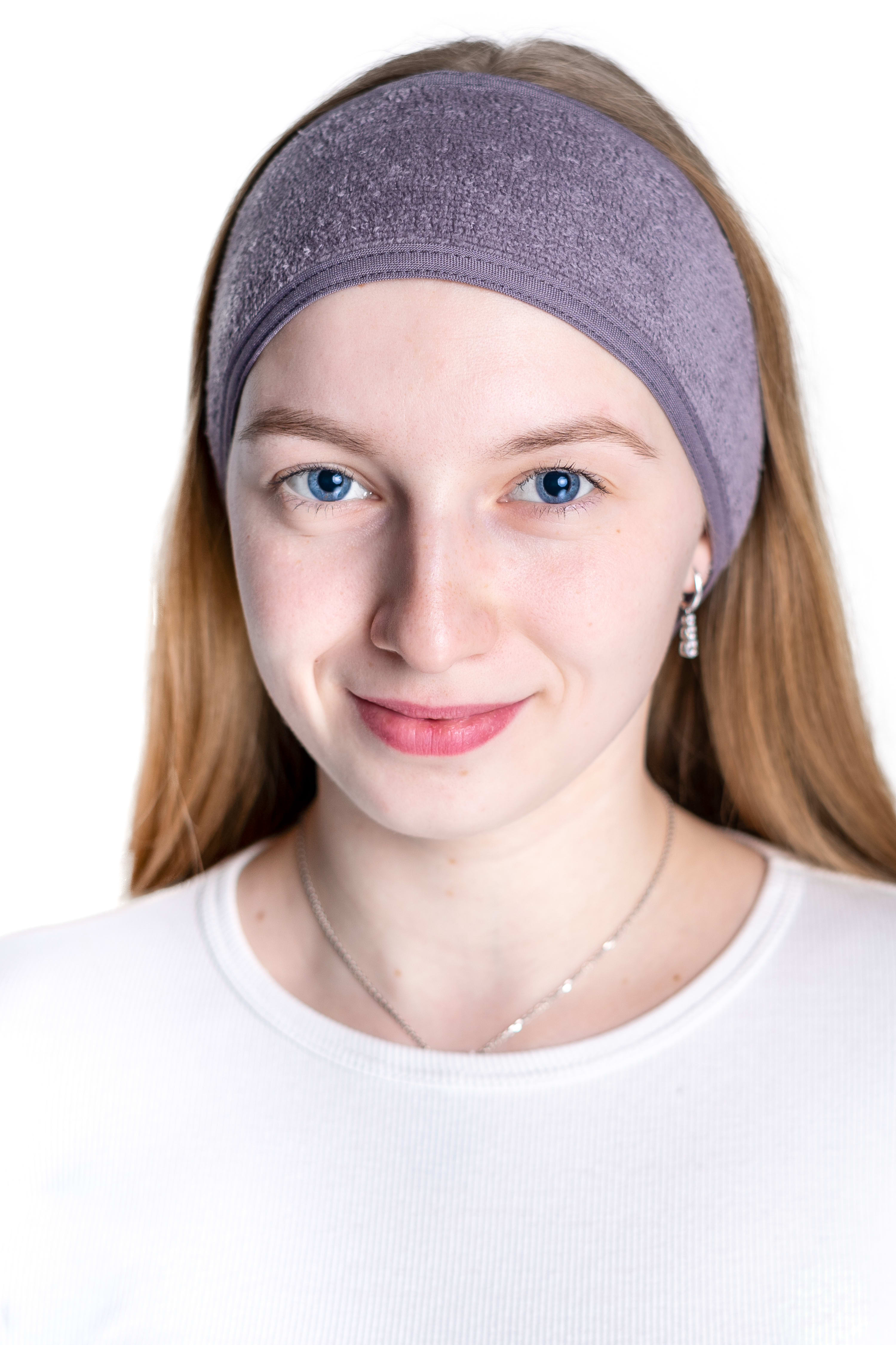 Cosmetic Headband 7x73 grey