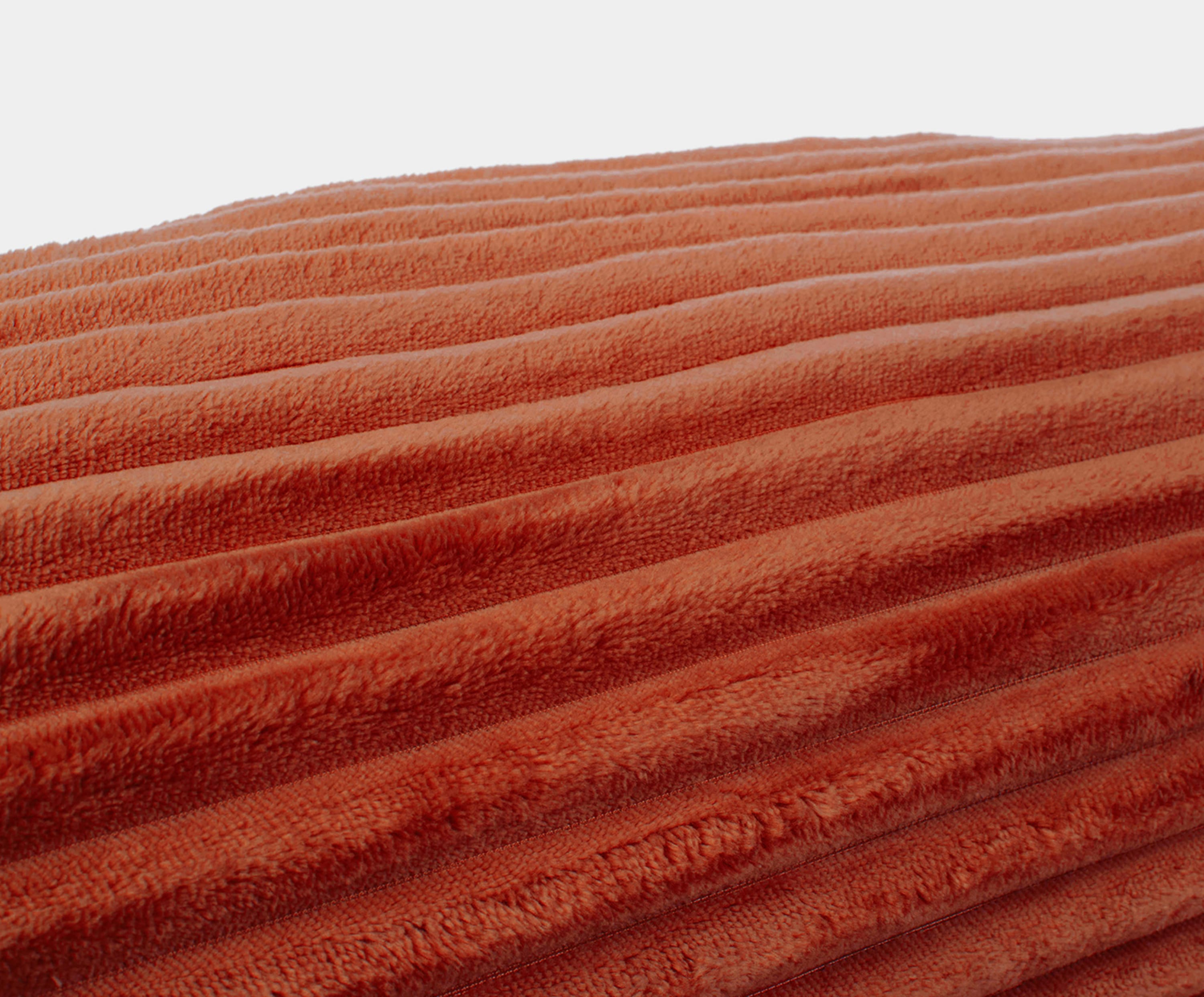 Neck roll (stuffed) Cord Optik 50x50 cinnamon