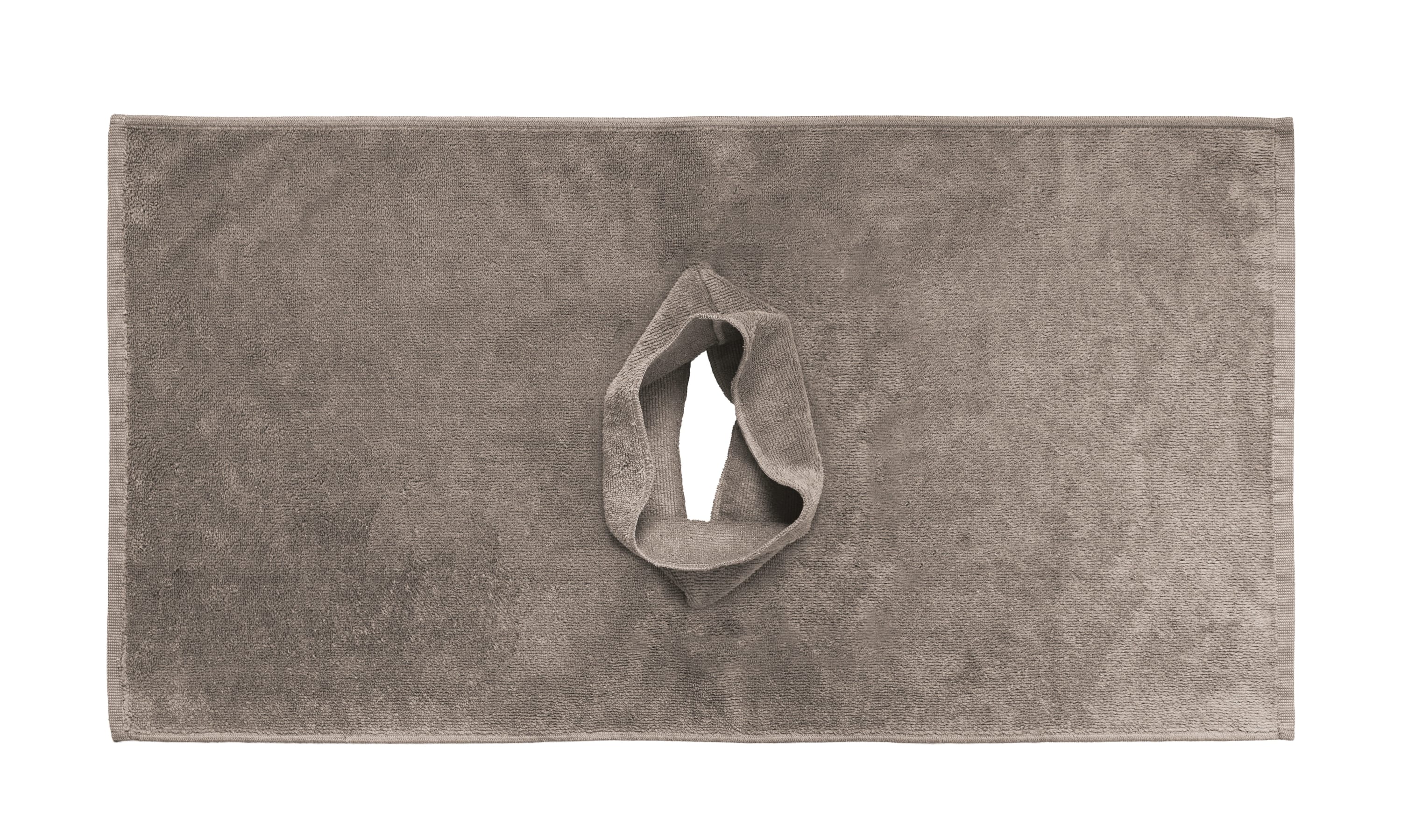 Profi-Handtuch mit Nasenöffnung 50x100 taupe