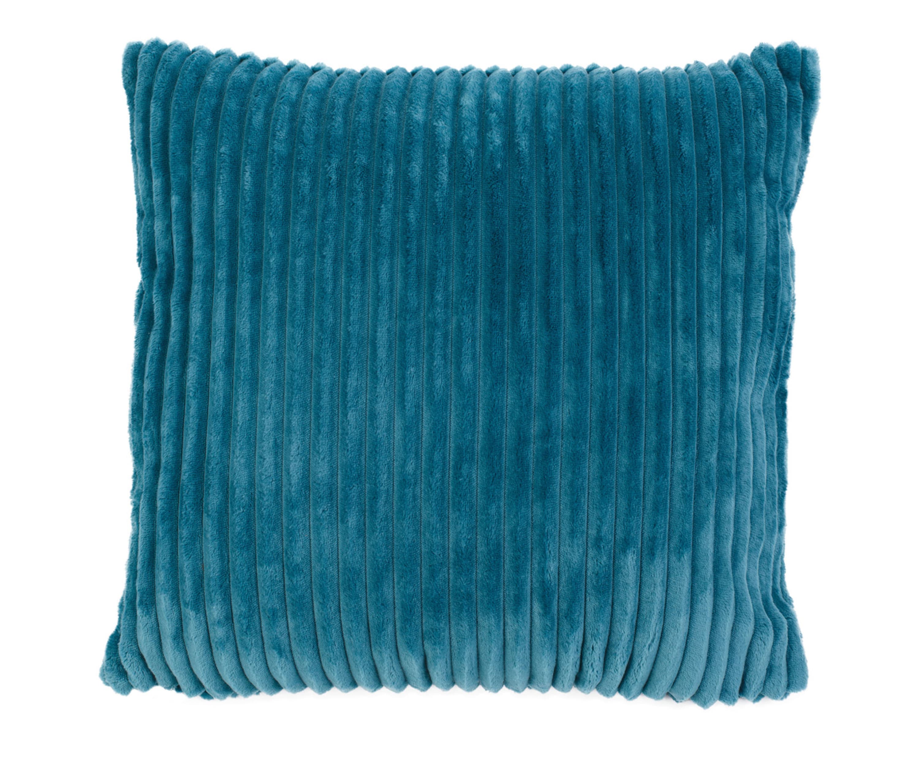 Coussin (rempli) Cord Optik 50x50 pétrole