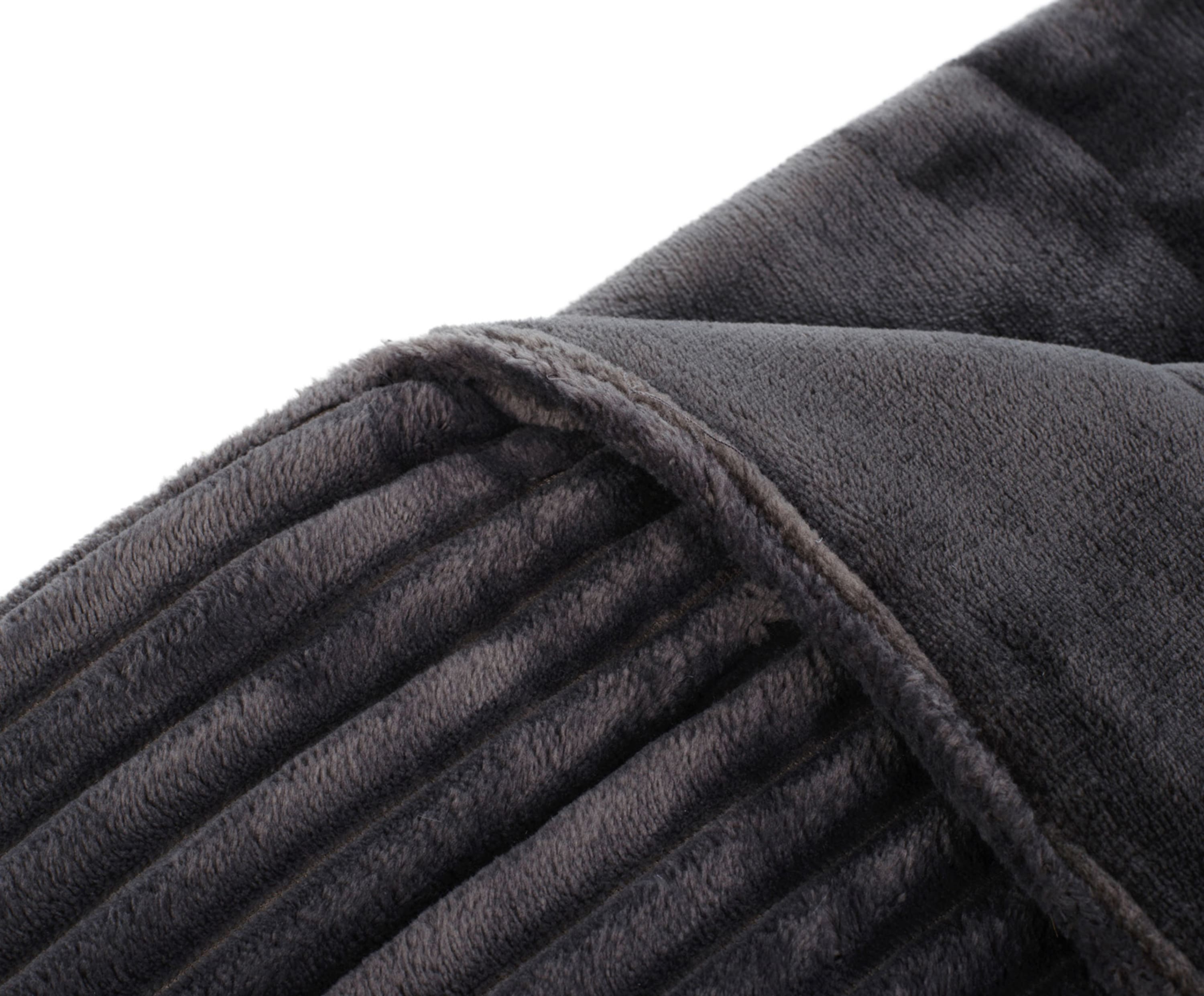 Plaids Cord Optik 150x200 anthracite