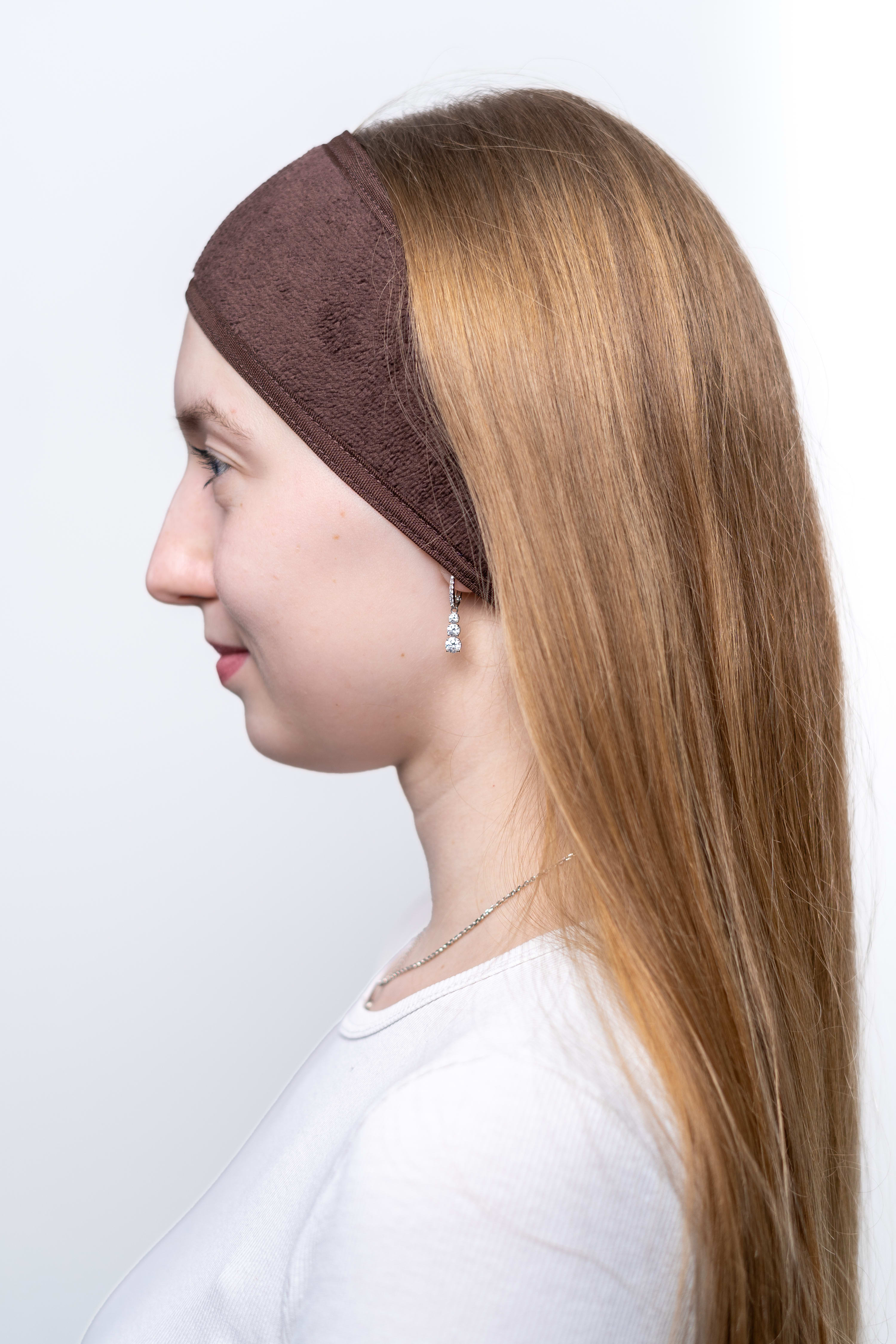 Bandeau cosmétique 7x73 marron chocolat 