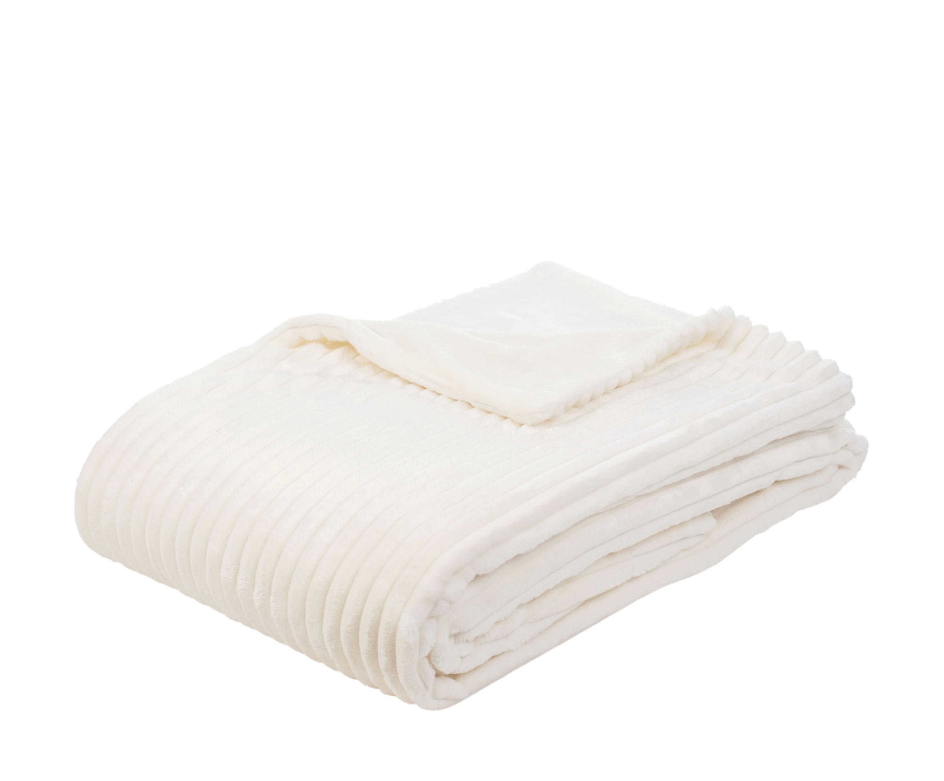 Plaids Cord Optik 150x200 blanc cassé 