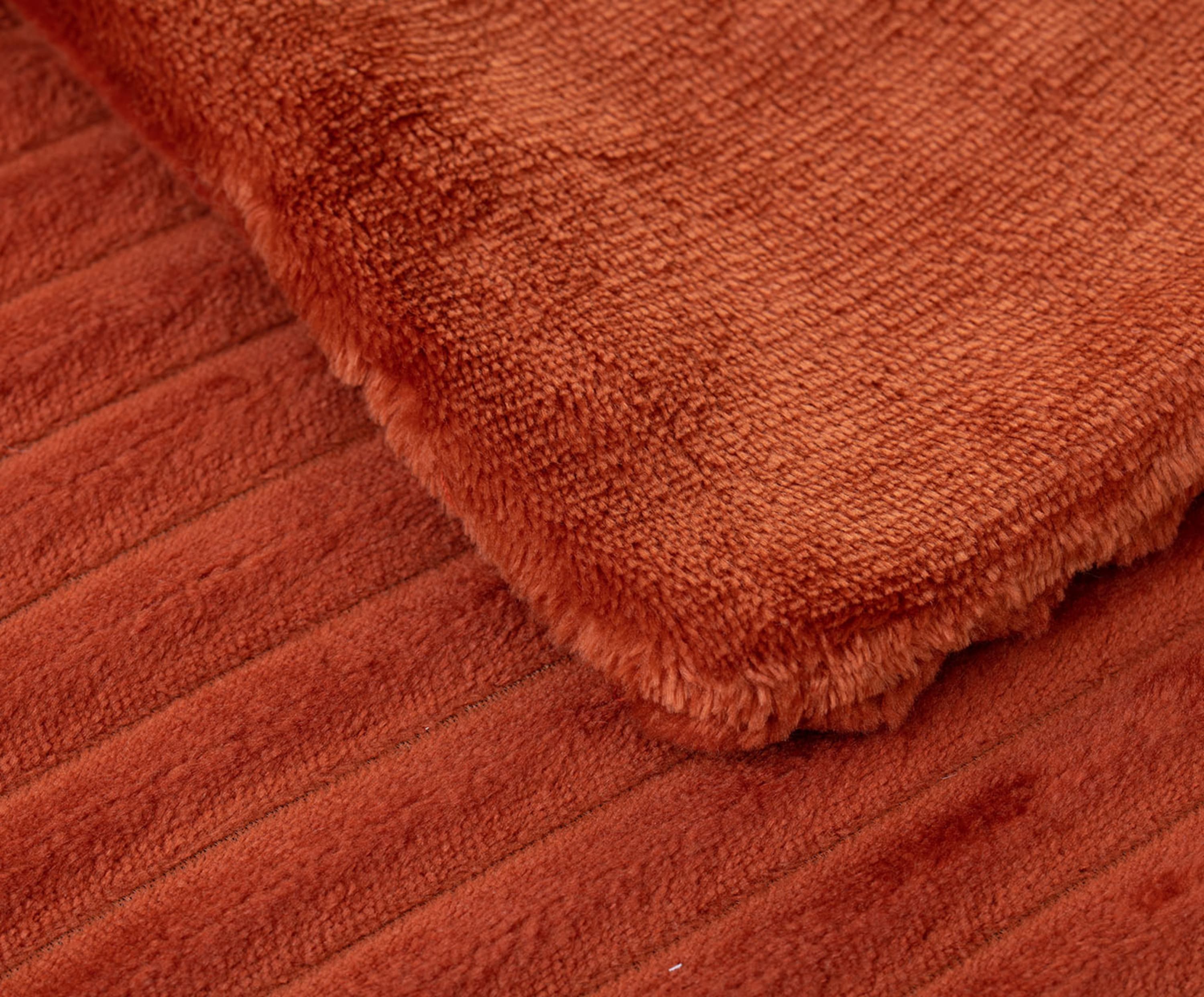 Plaids Cord Optik 150x200 cannelle