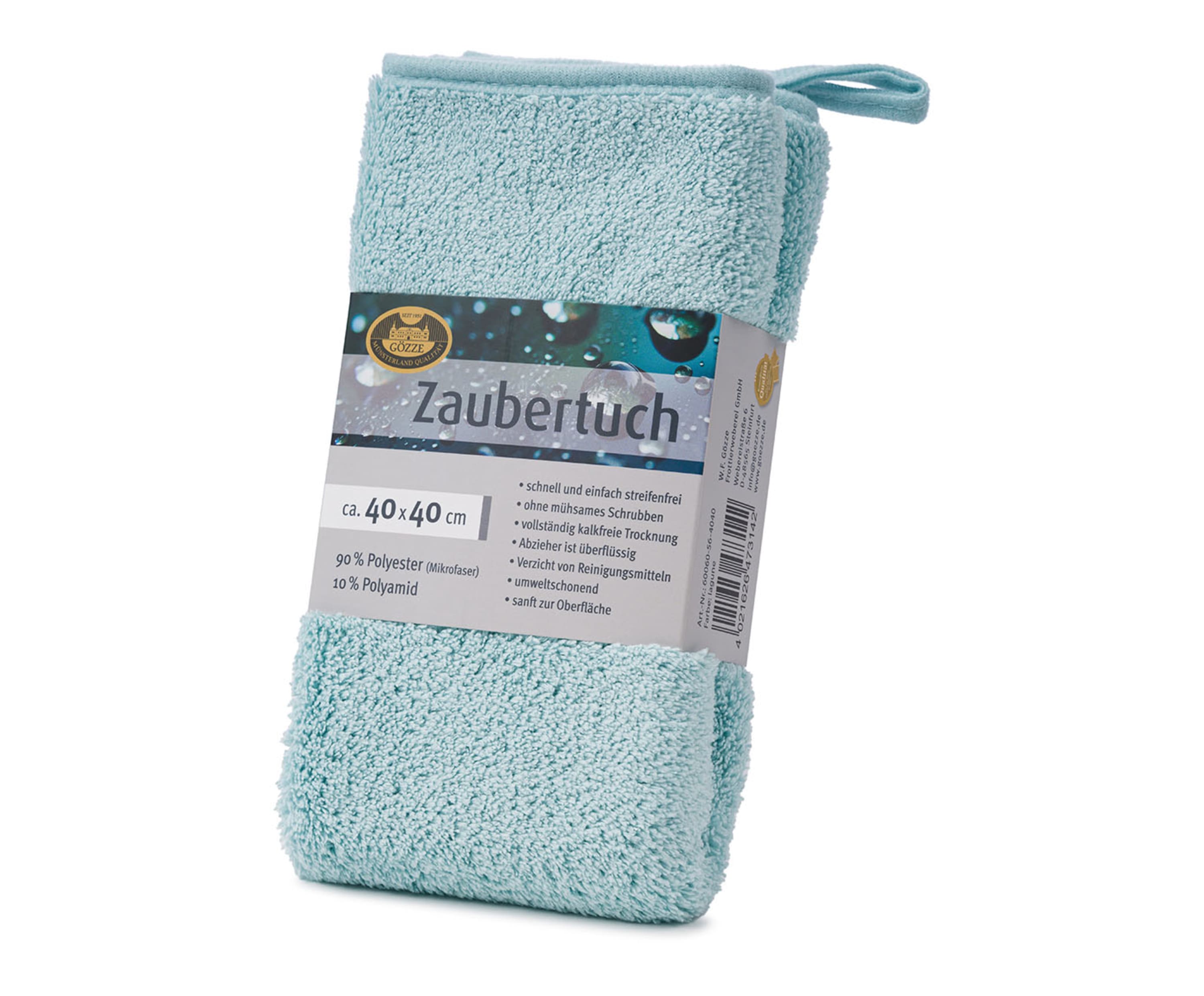 Chiffon de polissage 40x40 menthe