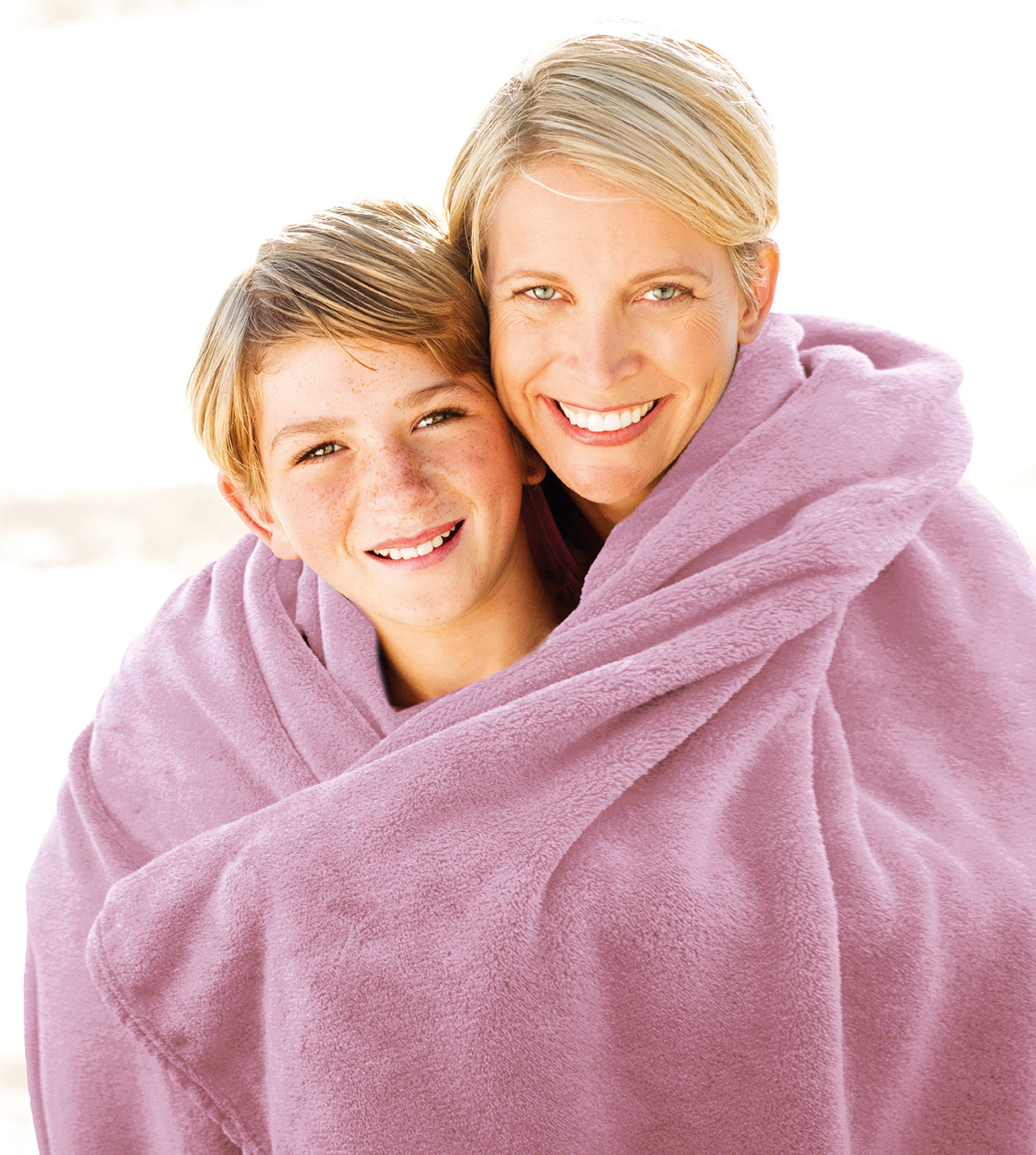 Plaids Premium vieux rose