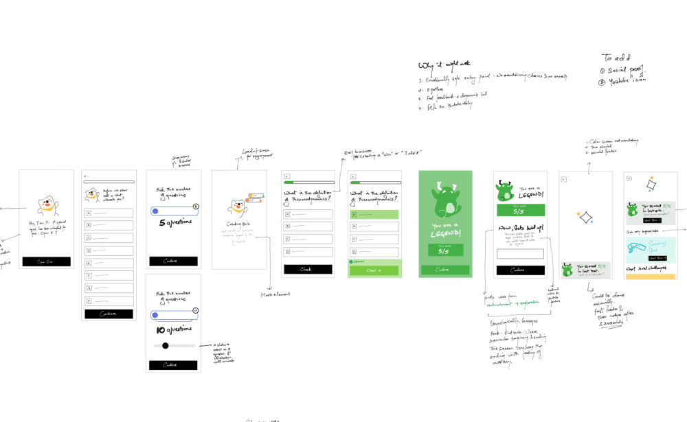Concept 1 — First time experience exploration