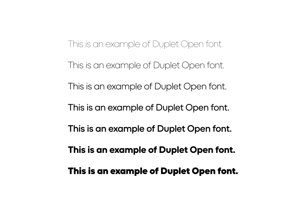 Duplet Open — app UI rendered in Duplet Open