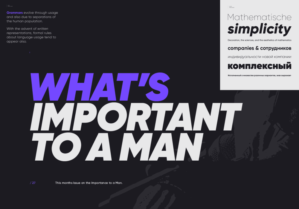 Gilroy — app UI rendered in Gilroy